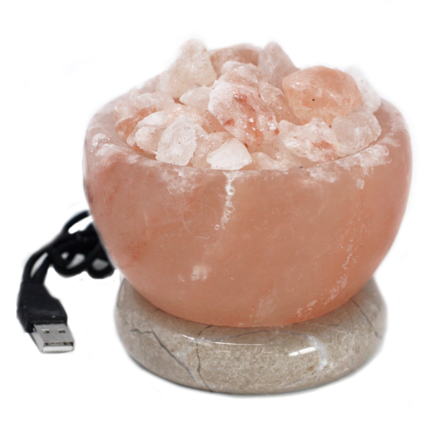 Unique Himalayan Salt Crystal Lamp w/ USB