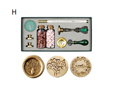 Sealing Wax set with glass jars