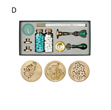 Sealing Wax set with glass jars