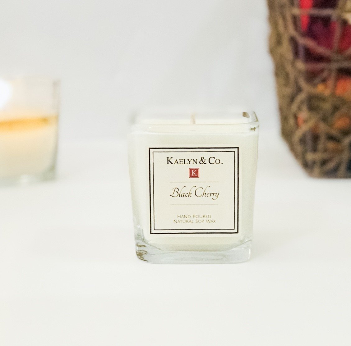 Black Cherry Small Cube Candle