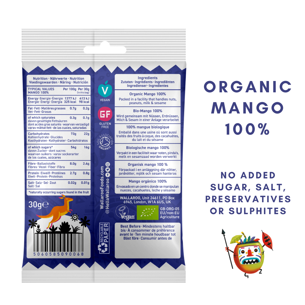 Bulk -Organic Dried Mango & Coconut ( 20 Bags)