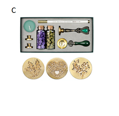 Sealing Wax set with glass jars