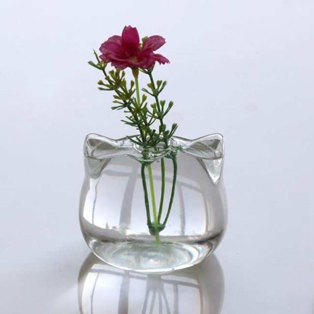 Cat Shaped Hydroponic Vase