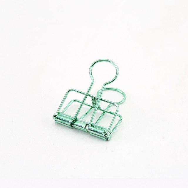 Mr Paper Color Singular Binder Clip - Mix and Match
