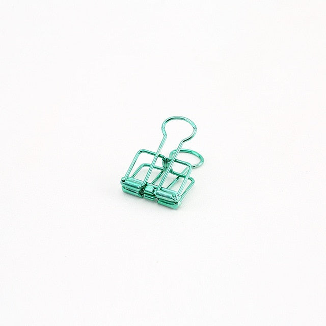 Mr Paper Color Singular Binder Clip - Mix and Match