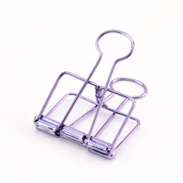 Mr Paper Color Singular Binder Clip - Mix and Match