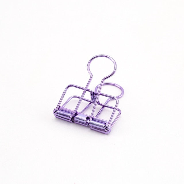 Mr Paper Color Singular Binder Clip - Mix and Match
