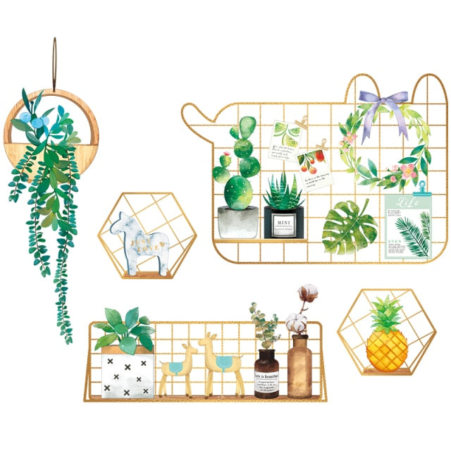 Garden Potted Plant Decals