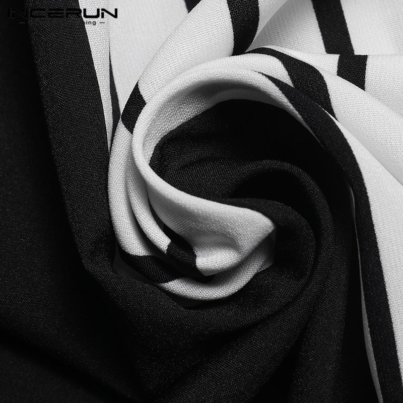 Striped Patchwork Shirt