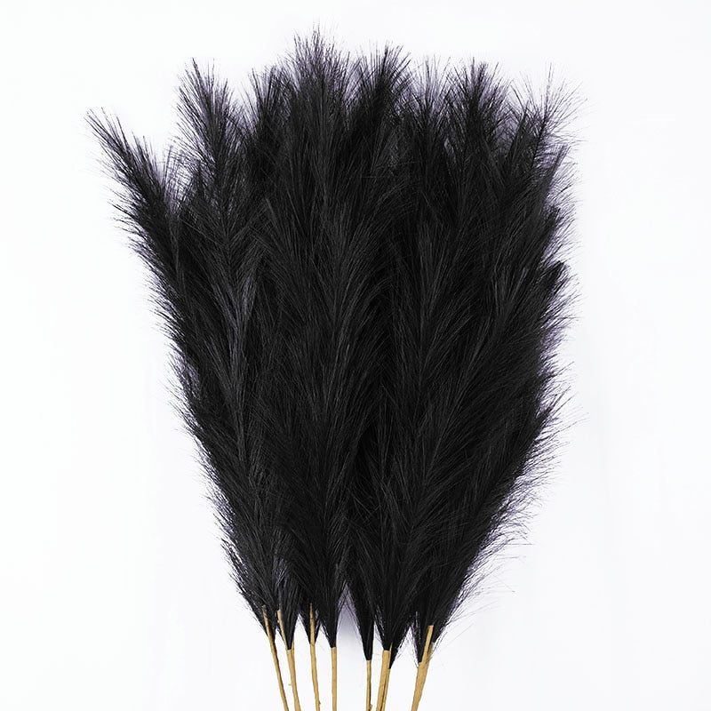 Singular Faux Pampas Grass For Home Décor