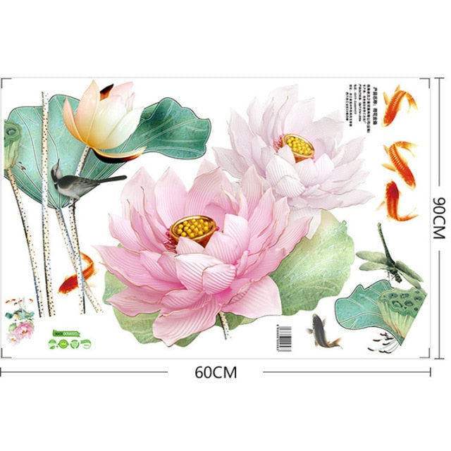 Lotus Flower Decal - Large