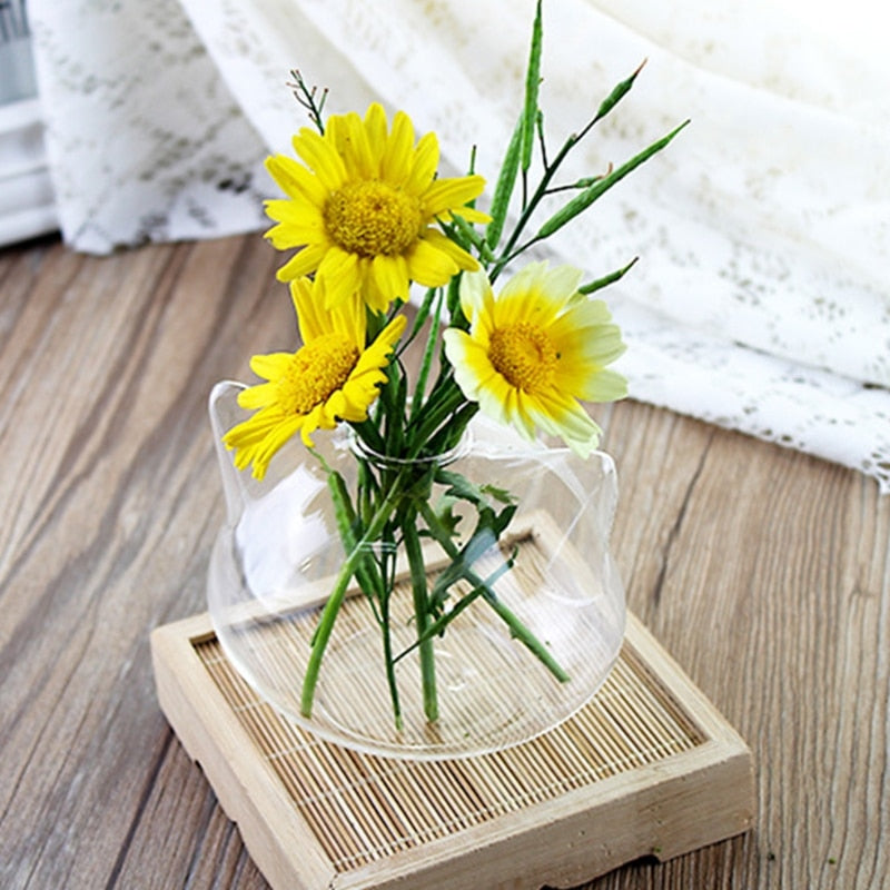 Cat Shaped Hydroponic Vase