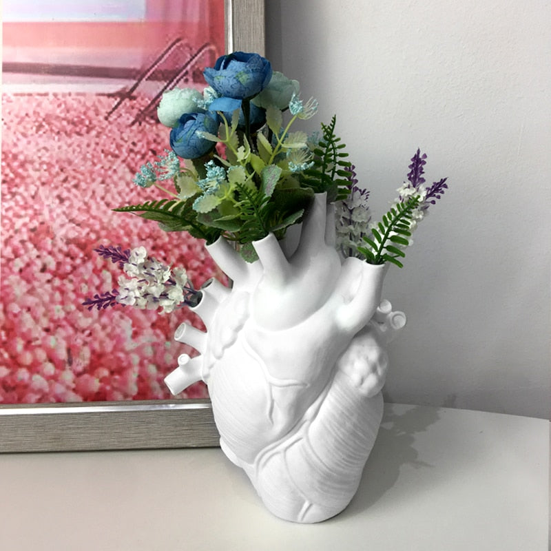 Anatomical Heart Shape Flower Vase