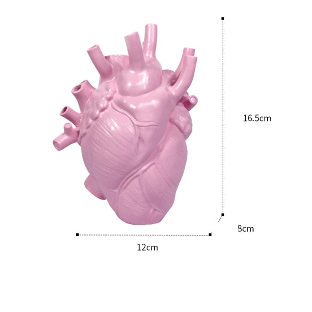 Anatomical Heart Shape Flower Vase