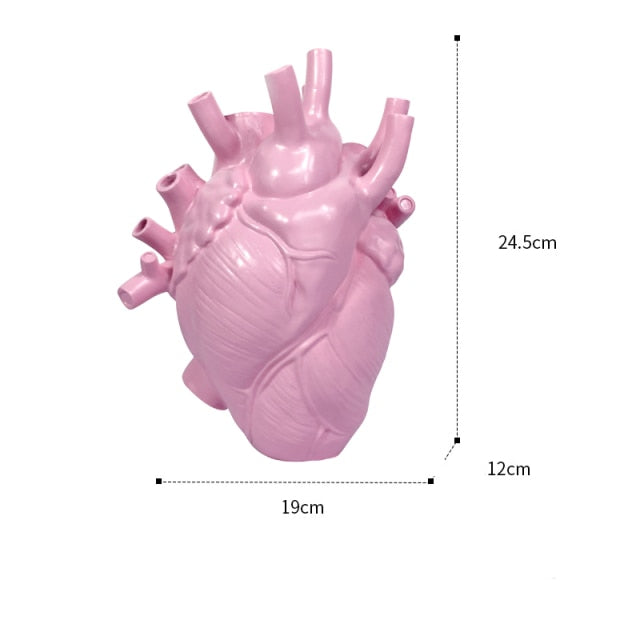 Anatomical Heart Shape Flower Vase