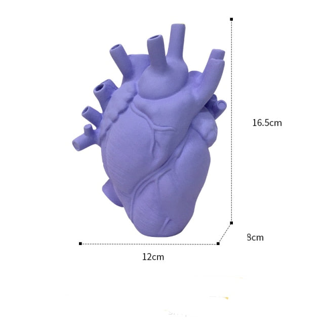 Anatomical Heart Shape Flower Vase