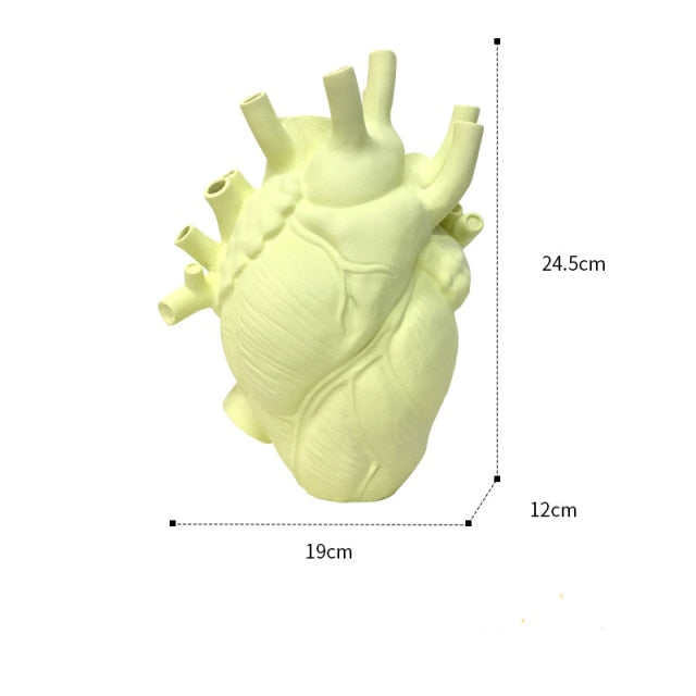 Anatomical Heart Shape Flower Vase