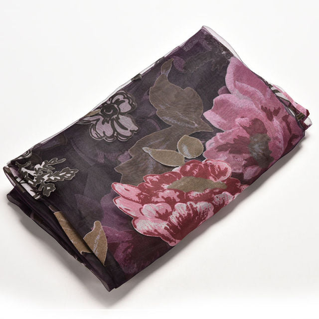 Tulle Sheer Floral Curtains