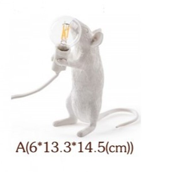 Mouse Resin Table Lamps