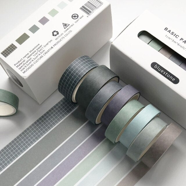 Basic Washi Tape 8pcs/set