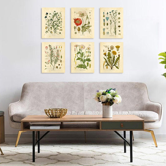 Vintage Wild Plant Poster