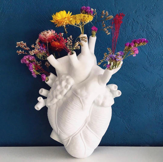 Anatomical Heart Shape Flower Vase