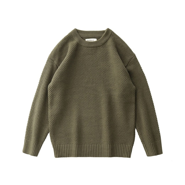 Vintage Drop Shoulder Knitted Sweater