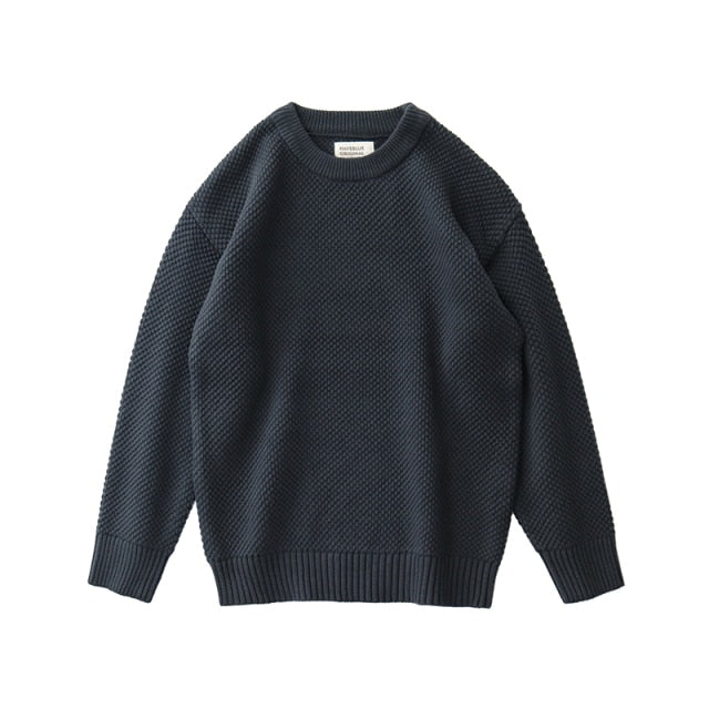 Vintage Drop Shoulder Knitted Sweater