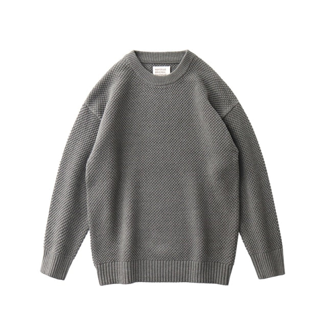 Vintage Drop Shoulder Knitted Sweater